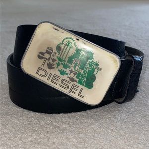 Diesel black utopia belt